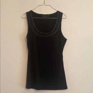 The Limited Black Fitted Sleeveless Tank Top